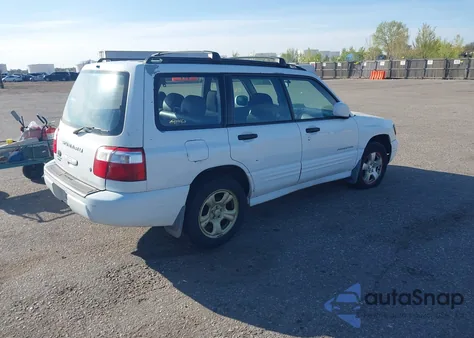 2002 Subaru Forester S из США, поврежденный, VIN JF1SF65662H754439
